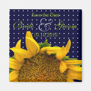 Sonnenblume Rett-the-Date Magnet