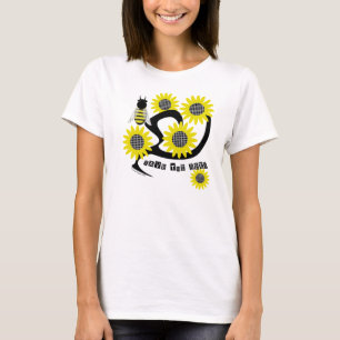 Sonnenblume Rette Bienentee T-Shirt