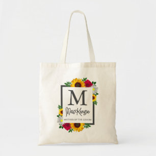 Sonnenblume Rose Daisy Herbst Florale Hochzeitsfei Tragetasche