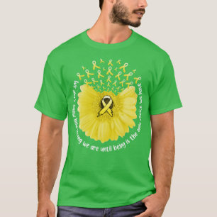 Sonnenblume Sarcoma Bewusstsein Gelbe Band im Juli T-Shirt