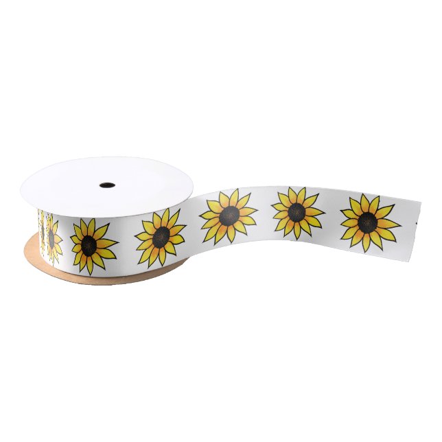 Sonnenblume Satinband (Spule)
