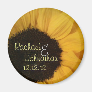 Sonnenblume-Save the Date Magnet