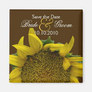 Sonnenblume Save the Date Magnet