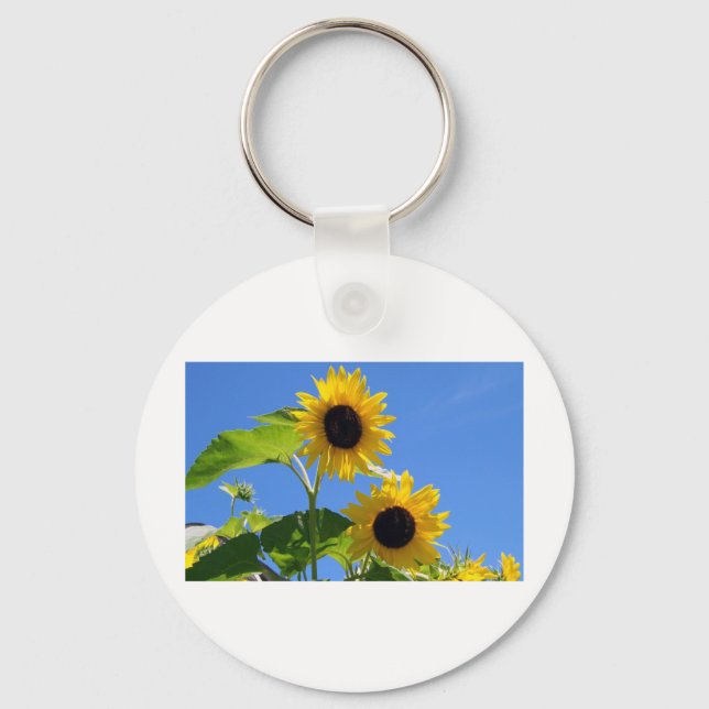 Sonnenblume Schlüsselanhänger (Vorderseite)