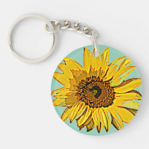 Sonnenblume Schlüsselanhänger