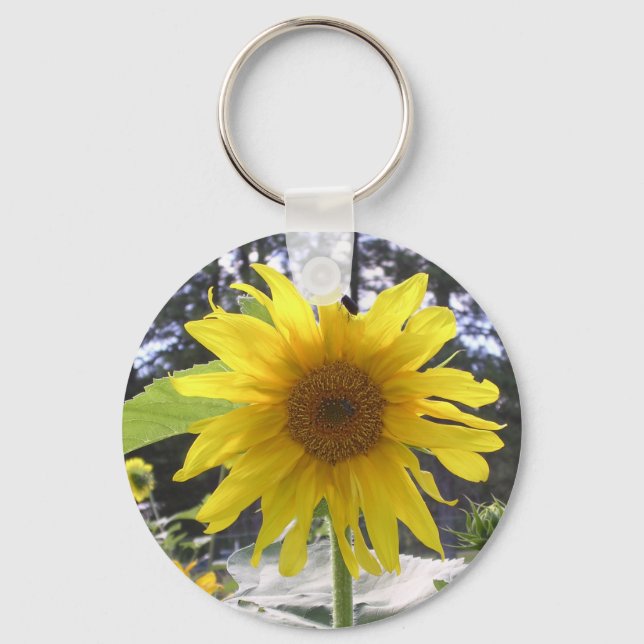 Sonnenblume Schlüsselanhänger (Vorderseite)