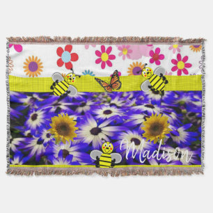 Sonnenblume Schmetterling Keule Blanket Decke