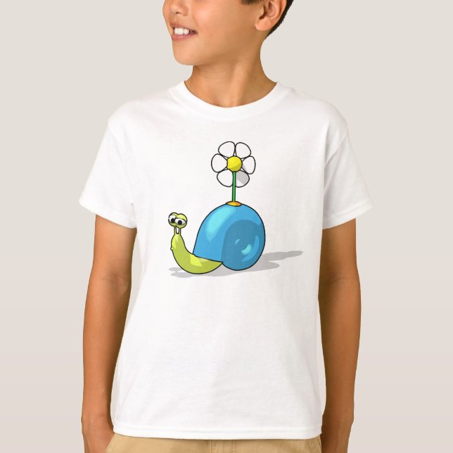 SONNENBLUME-SCHNECKE T - Shirt (Vorderseite)