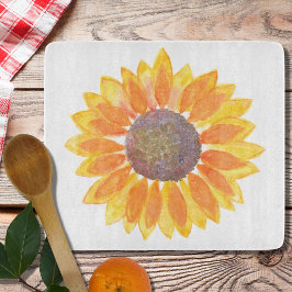 Sonnenblume Schneidebrett