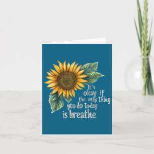 Sonnenblume Selbstmordbewusstsein Karte