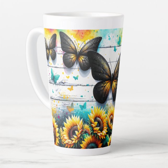 Sonnenblume Serenity Milchtasse (Linke Ecke)