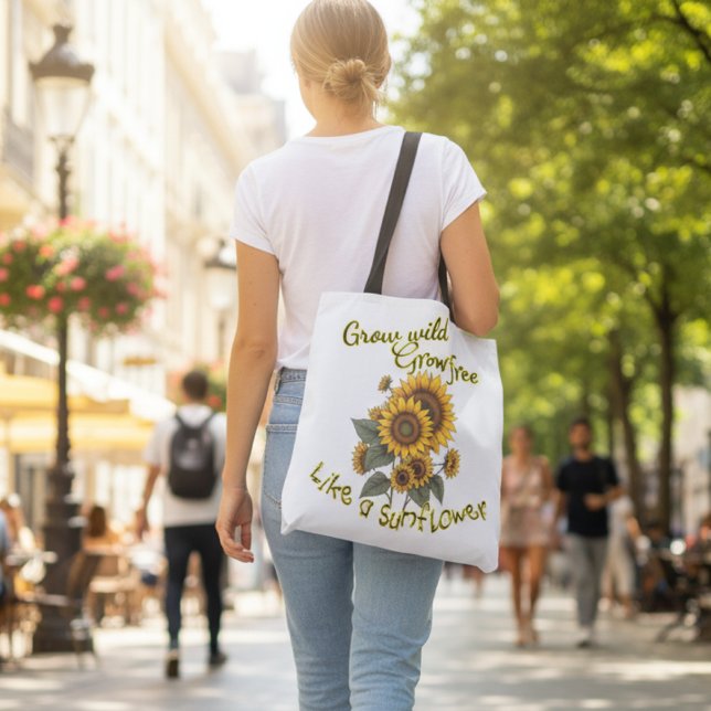 Sonnenblume Serenity Tote Tasche (Von Creator hochgeladen)