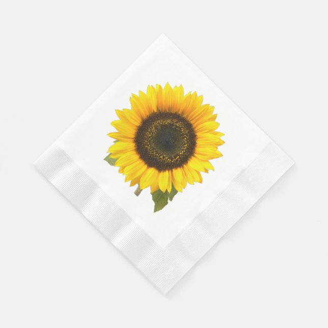 Sonnenblume Serviette (Ecke)
