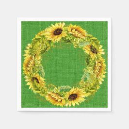 Sonnenblume Serviette