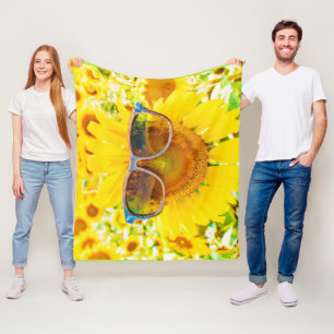 Sonnenblume Shades Chic Fleecedecke
