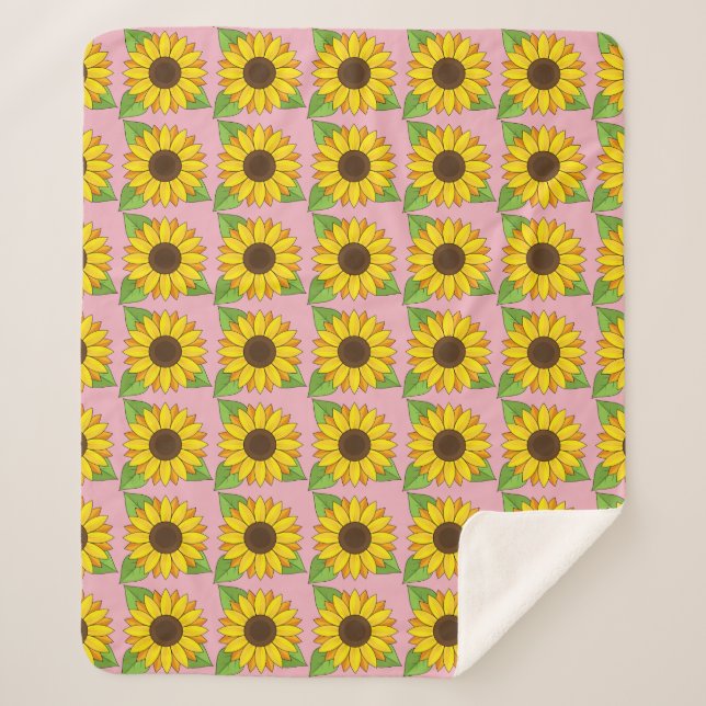Sonnenblume Sherpadecke (Vorderseite)
