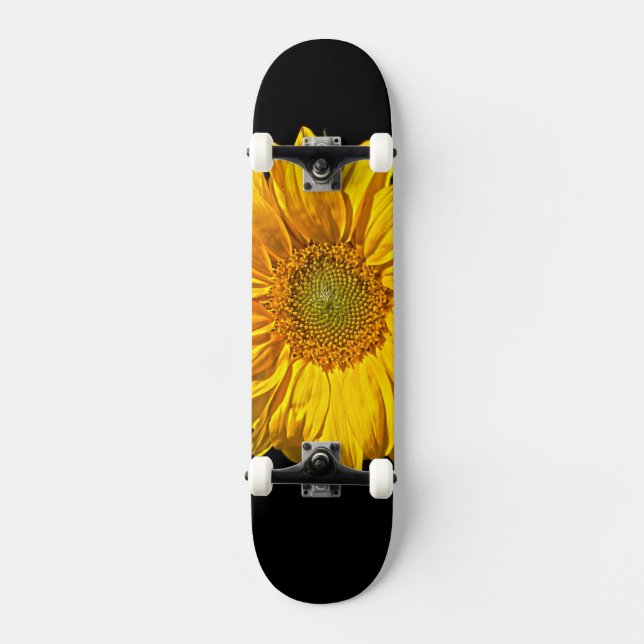Sonnenblume Skateboard (Vorderseite)
