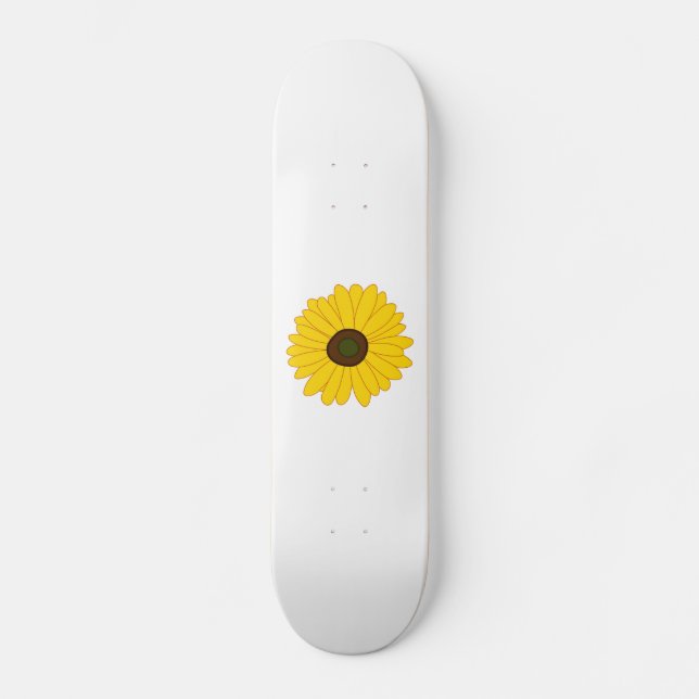 Sonnenblume Skateboard (Vorderseite)
