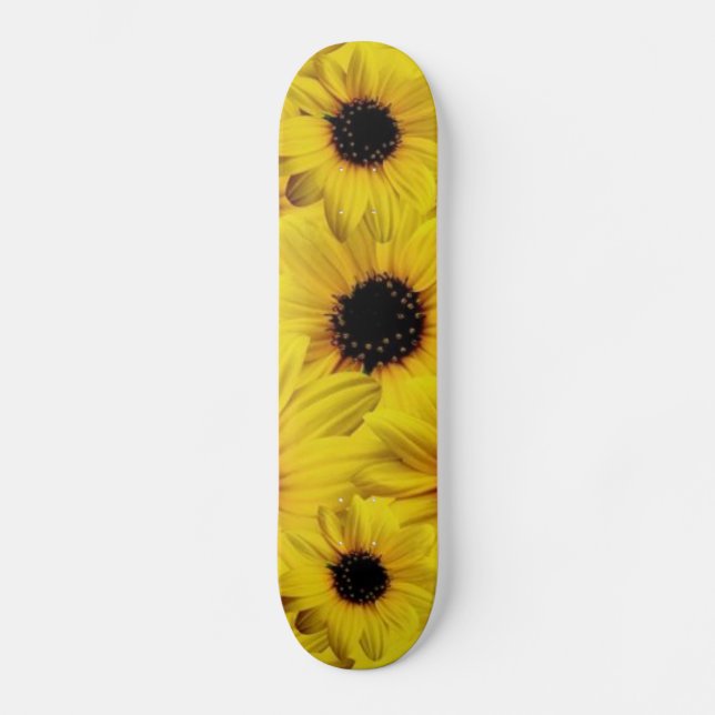 Sonnenblume-Skateboard Skateboard (Vorderseite)