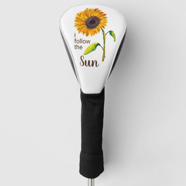 Sonnenblume Snowbird Golf Head Cover Golf Headcover (Vorderseite)