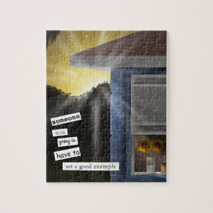 Sonnenblume Sonnenaufgang Puzzle von Sara Motolane