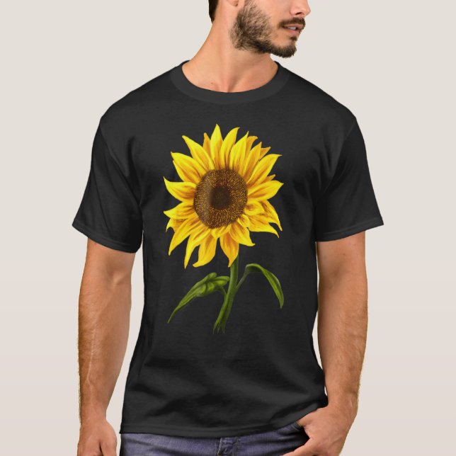 Sonnenblume Sonnenschein Blume Locarno T-Shirt (Vorderseite)