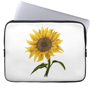Sonnenblume Sonnenschein Blume Wasserfarben Laptopschutzhülle