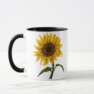 Sonnenblume Sonnenschein Blume Wasserfarben Tasse