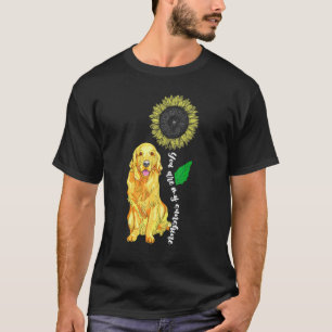 Sonnenblume Sonnenschein Golden Retriever Haustier T-Shirt