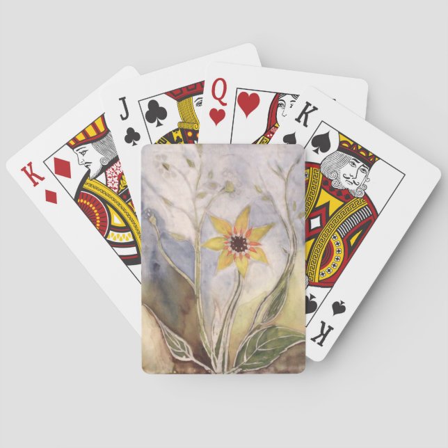 Sonnenblume Spielkarten (Rückseite)