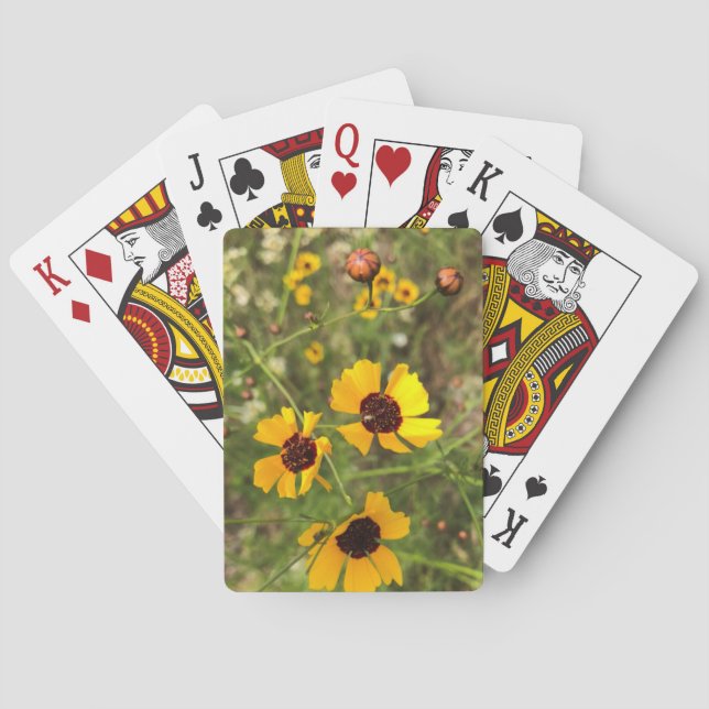 Sonnenblume Spielkarten (Rückseite)