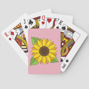 Sonnenblume Spielkarten
