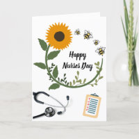 Sonnenblume Stethoscope Happy Nurses Day 