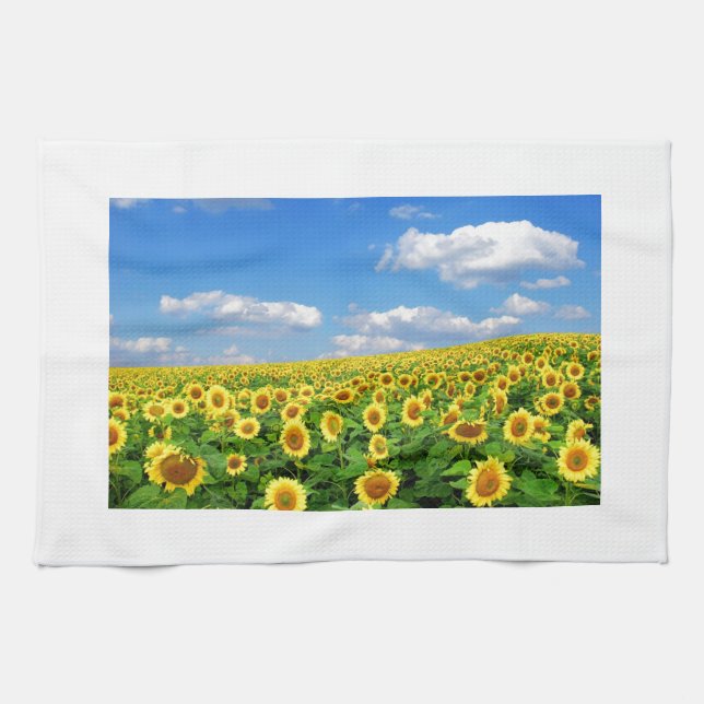 Sonnenblume - Sunflower One Handtuch (Horizontal)