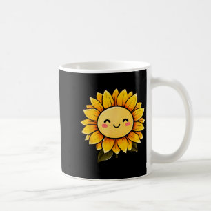 Sonnenblume Süße Blume Glückliche Blume Lustige Gr Kaffeetasse