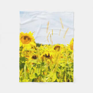 Sonnenblume-TagesFleece-Decke Fleecedecke