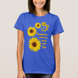 Sonnenblume - Tanzen mit Freude T-Shirt