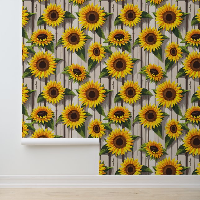 Sonnenblume Tapete (Anwendung)