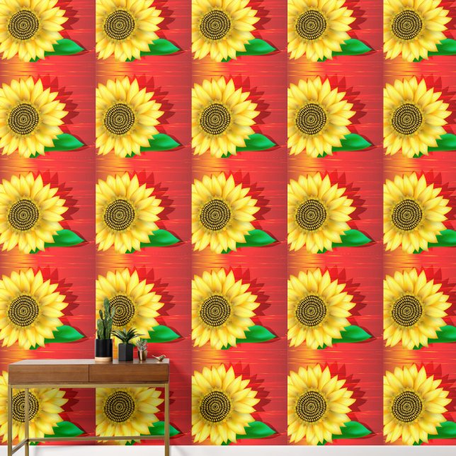 Sonnenblume Tapete (Korridor)
