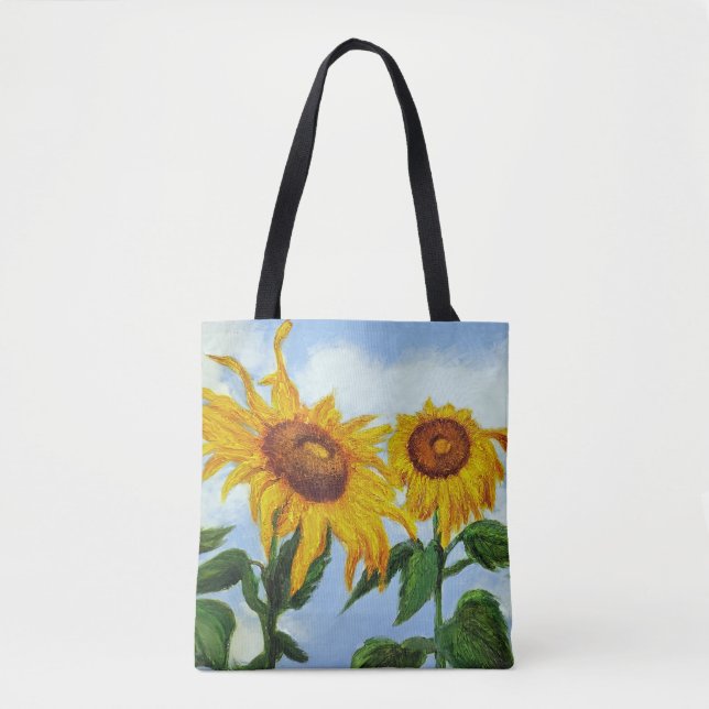 Sonnenblume-Tasche (Vorderseite)