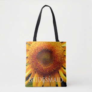 Sonnenblume Tasche für die Brautjungfrau
