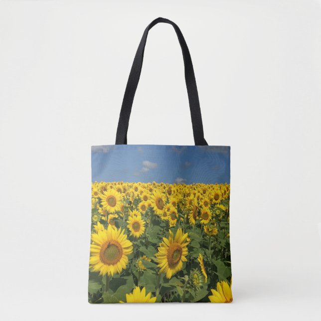 Sonnenblume-Taschen-Tasche (Vorderseite)