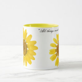 Sonnenblume Tasse