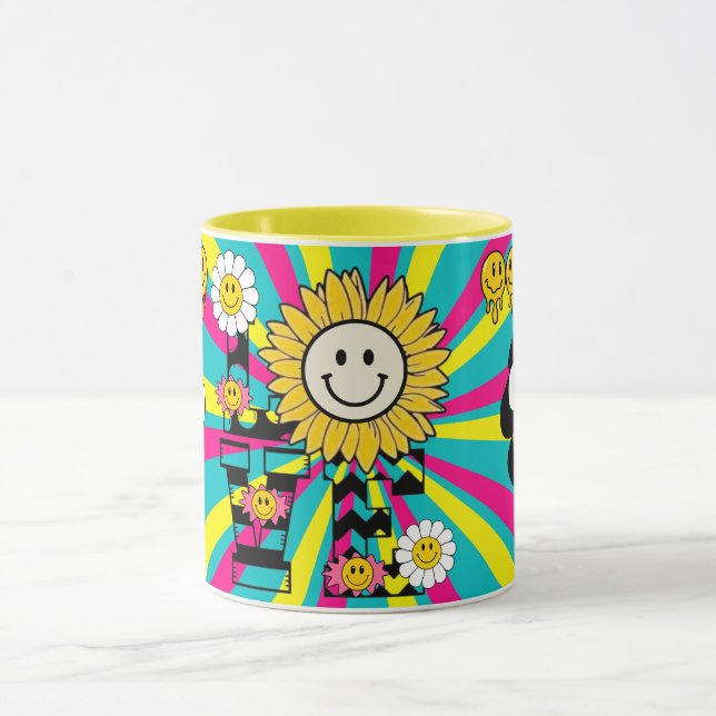 Sonnenblume Tasse (Zentrum)