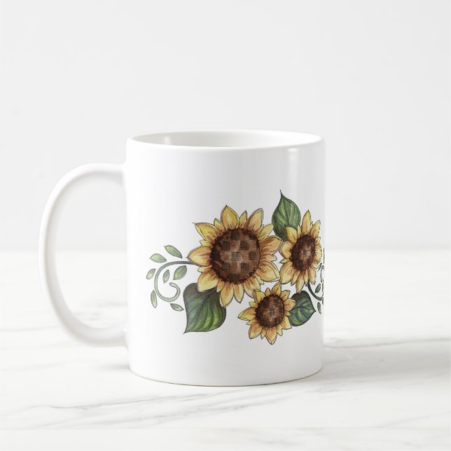 Sonnenblume Tasse (Links)