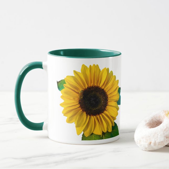 Sonnenblume Tasse (Mit Donut)