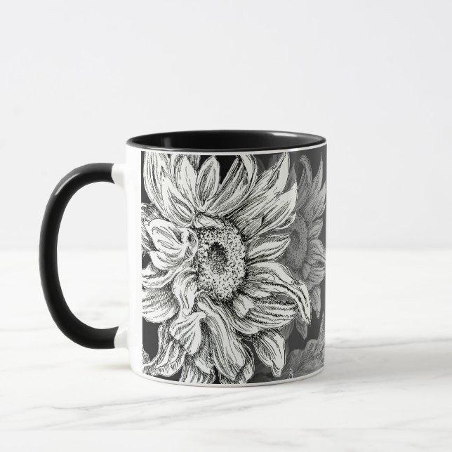 Sonnenblume - tasse (Links)