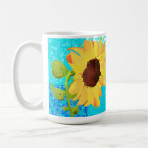 Sonnenblume-Tasse