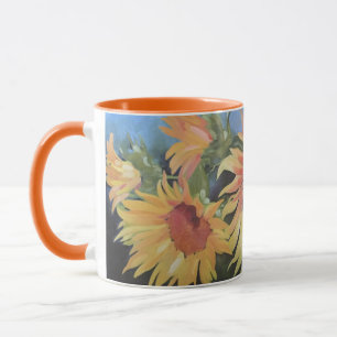 Sonnenblume-Tasse Tasse