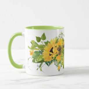 Sonnenblume-Tasse Tasse
